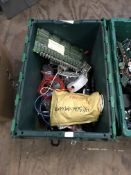 *Box of Assorted CCTV Cameras, Domes, Components,