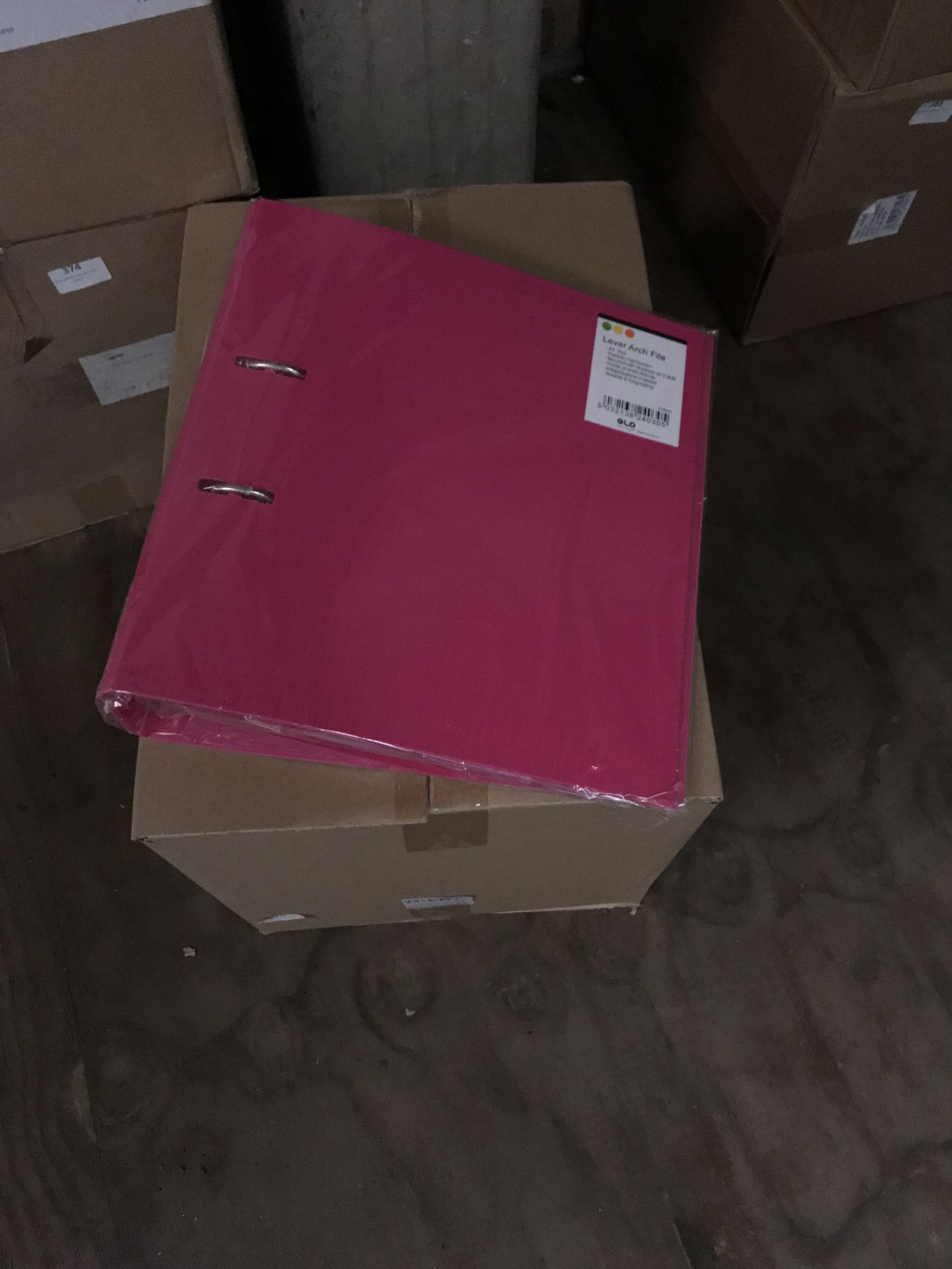 *Box Containing 10 Packs of A4 Lever Arch Folders