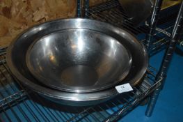 *Two Large and Two Medium Stainless Steel Bowls