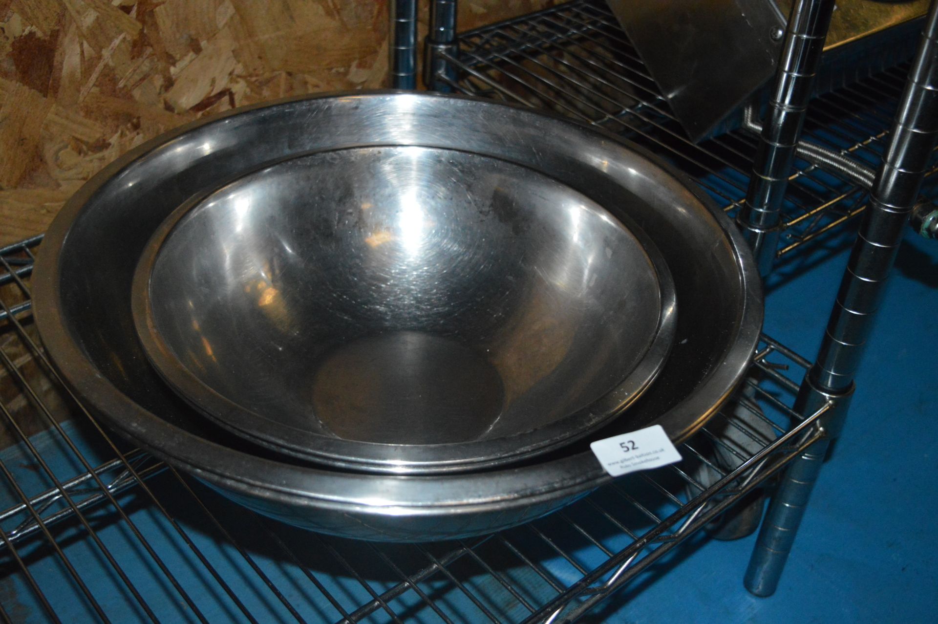 *Two Large and Two Medium Stainless Steel Bowls