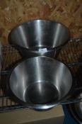 *Two Large and One Medium Stainless Steel Bowls