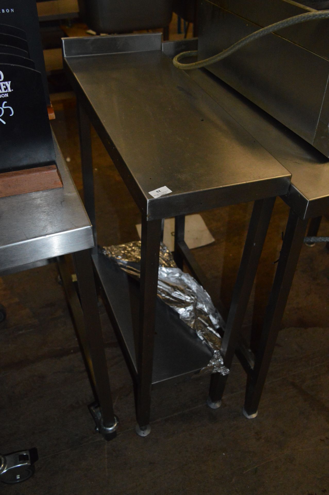 *Stainless Steel Preparation Table with Undershelf