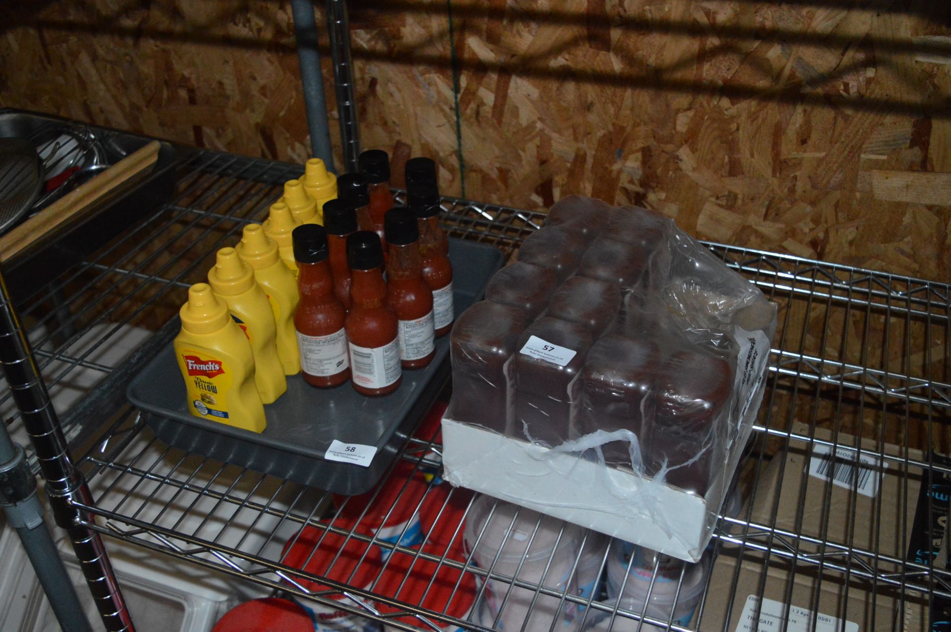 *Six Tubs of Frankie's Mustard and Eight Bottles of Frankie's Chili Sauce