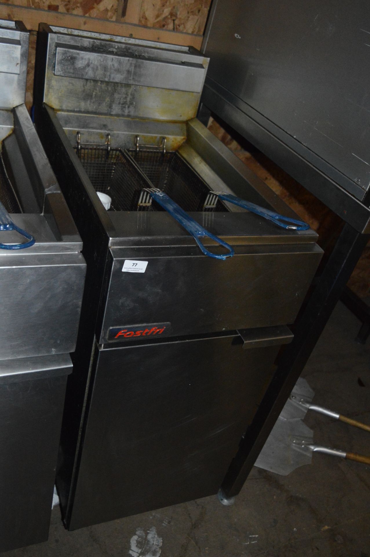*Fastfri Two Basket Single Compartment Gas Fryer