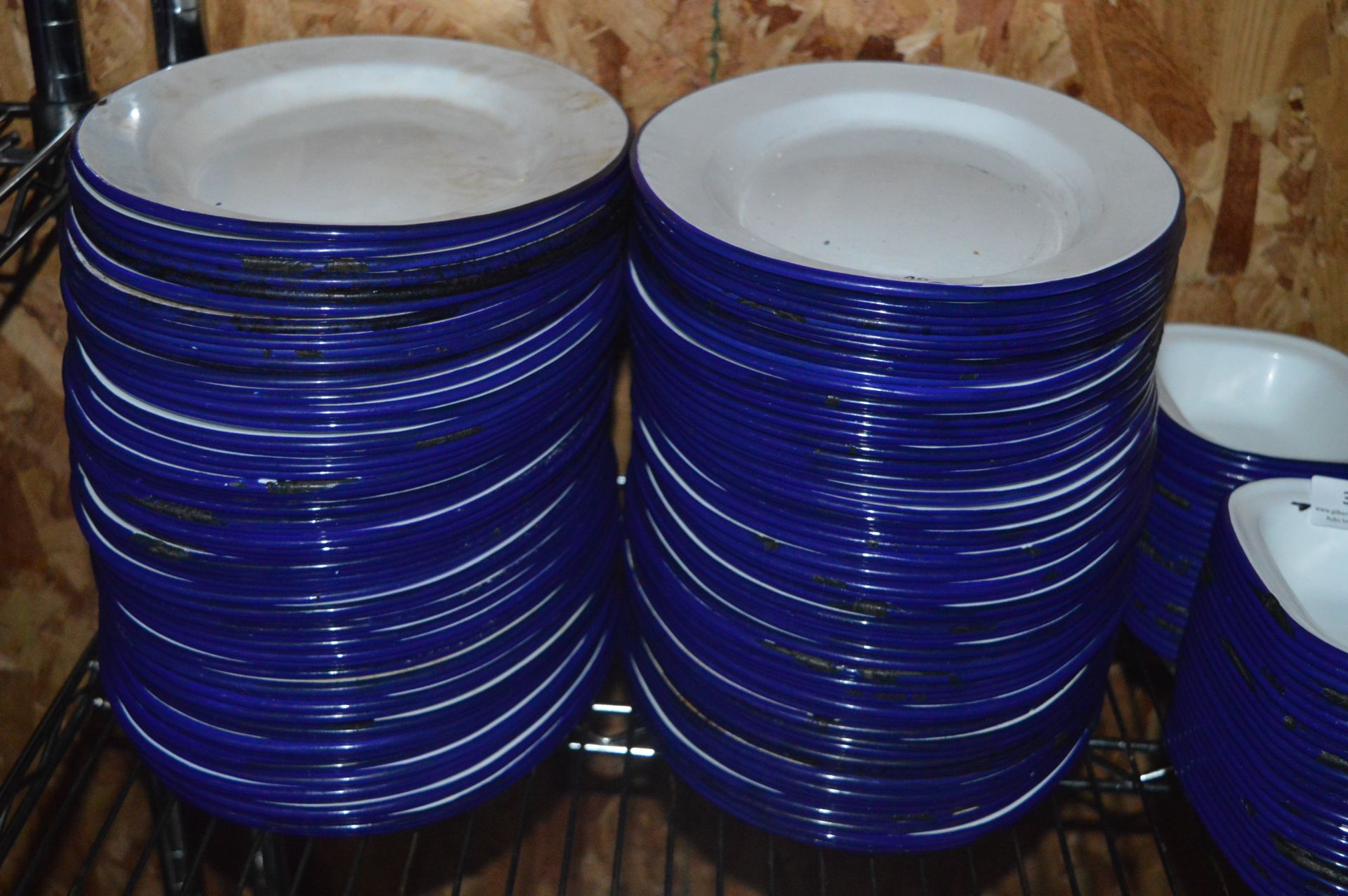 *Approximately 100 Oval Enamel Plates