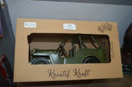 *Green Painted Model Jeep