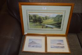 Framed Prints - Golfing Scene and Castles