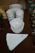White Pottery Dinnerware, Pizza & Casserole Dishes