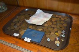 Tray Lot; Collection of British Copper Coins