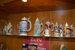 Collection of German Pottery Stein Jugs