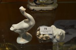 Pair of Lladro Figurines - Geese