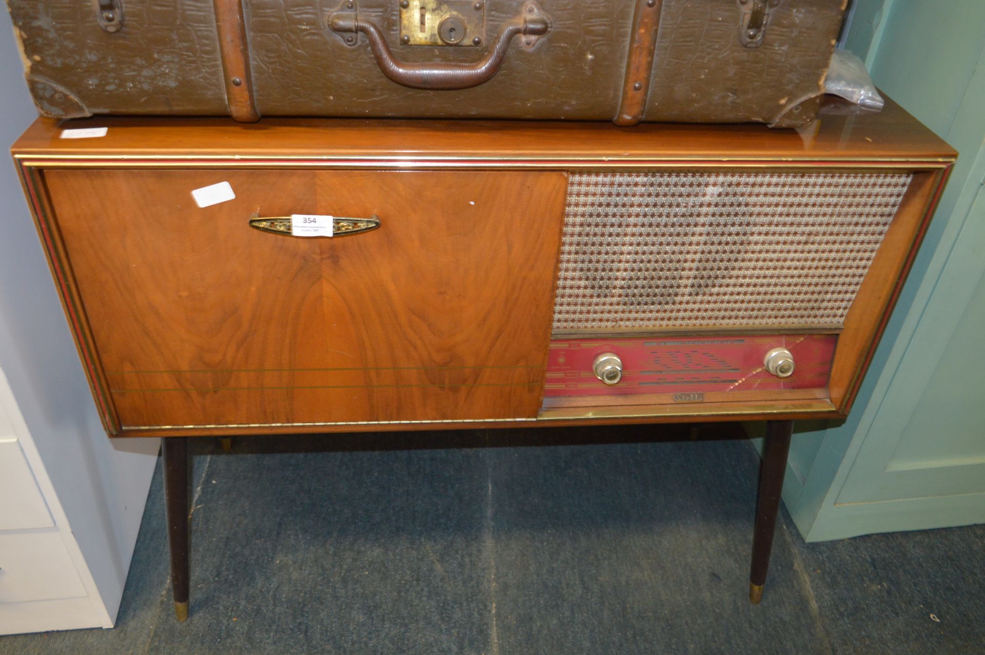 Philips Stella Radiogram in Walnut Cabinet