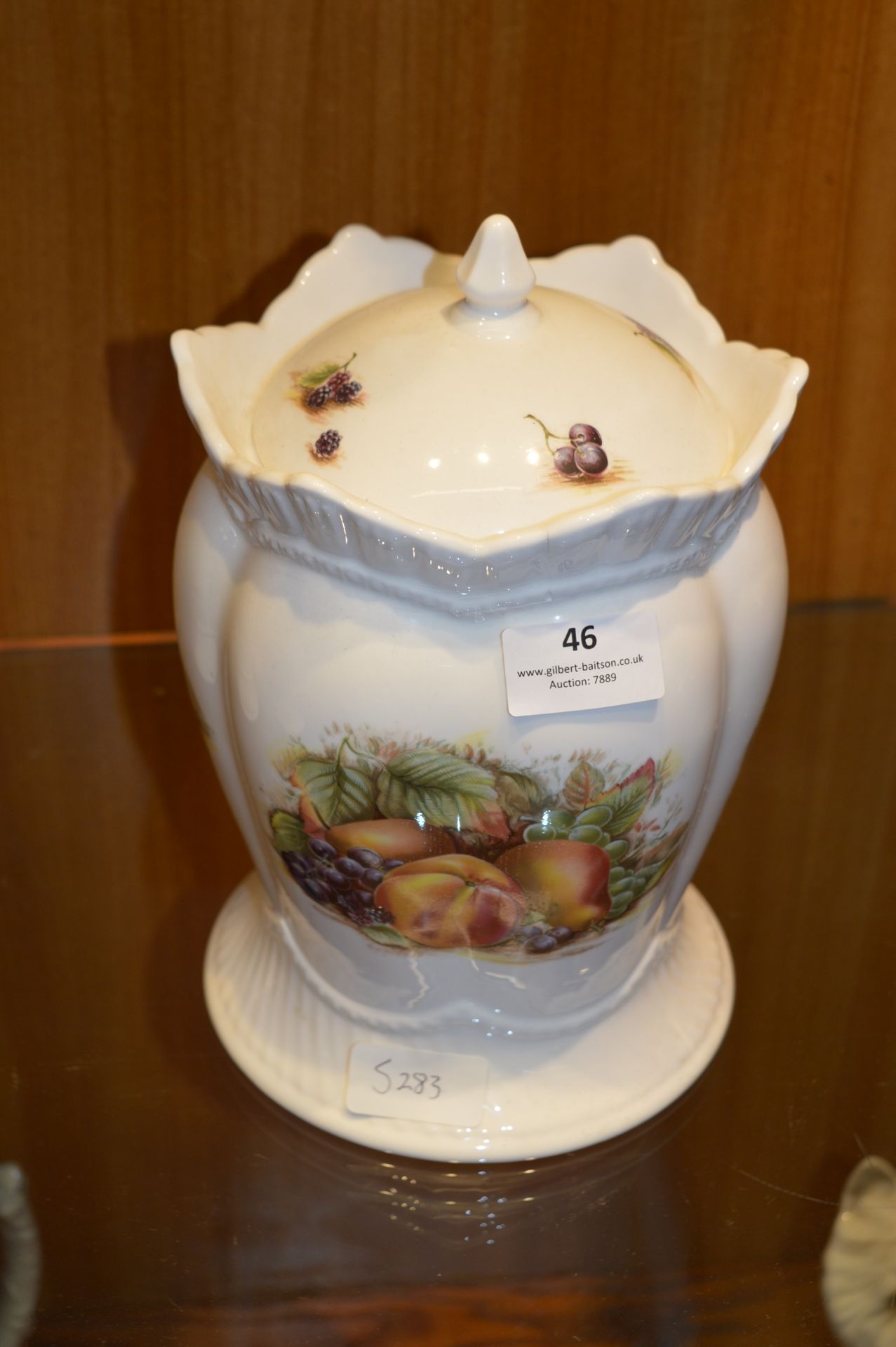 Aynsley Pottery Orchard Gold Lidded Jar