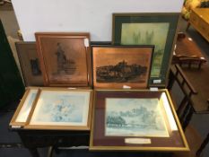 Selection of Framed Prints and Copper Pictures