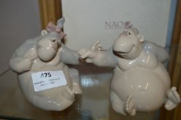 Pair of Nao Figurines - Gorillas