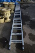 Aluminium Extending Ladder 14'6"-24'