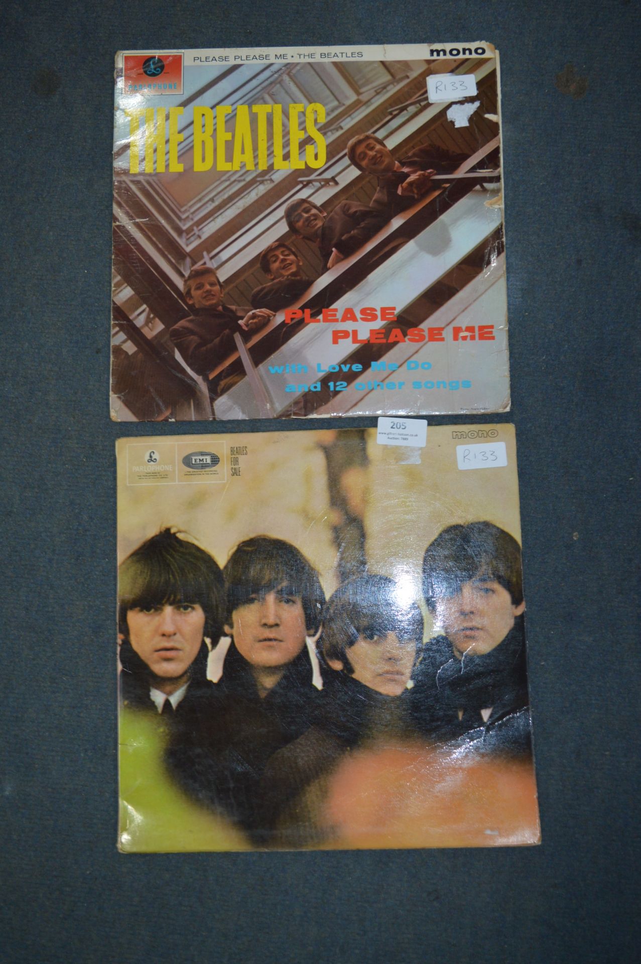 Beatles Mono LP Records - "Beatles for Sale" and "