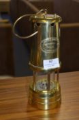 Hockley Brass Miners Lamp
