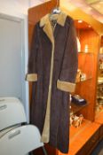 Long Length Coaco New York Sheepskin Coat Size: S