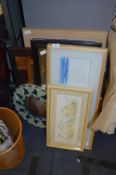 Selection of Framed Prints, Paintings, Tapestries