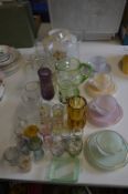 Drinking Glassware, Jugs and Tea Ware