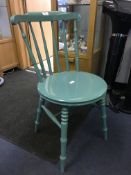 Green Painted Ibex Dining Chair