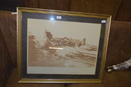 Gilt Framed Limited Edition Print - Castle Ruins