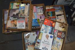 Six Boxes of Books - Mostly Paperback Fiction