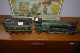Painted Tin Plate Model Train - Flying Scotsman