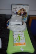 Wii Console with Games and Fit Board