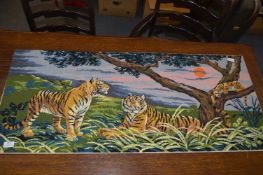Woolwork Picture - Tigers