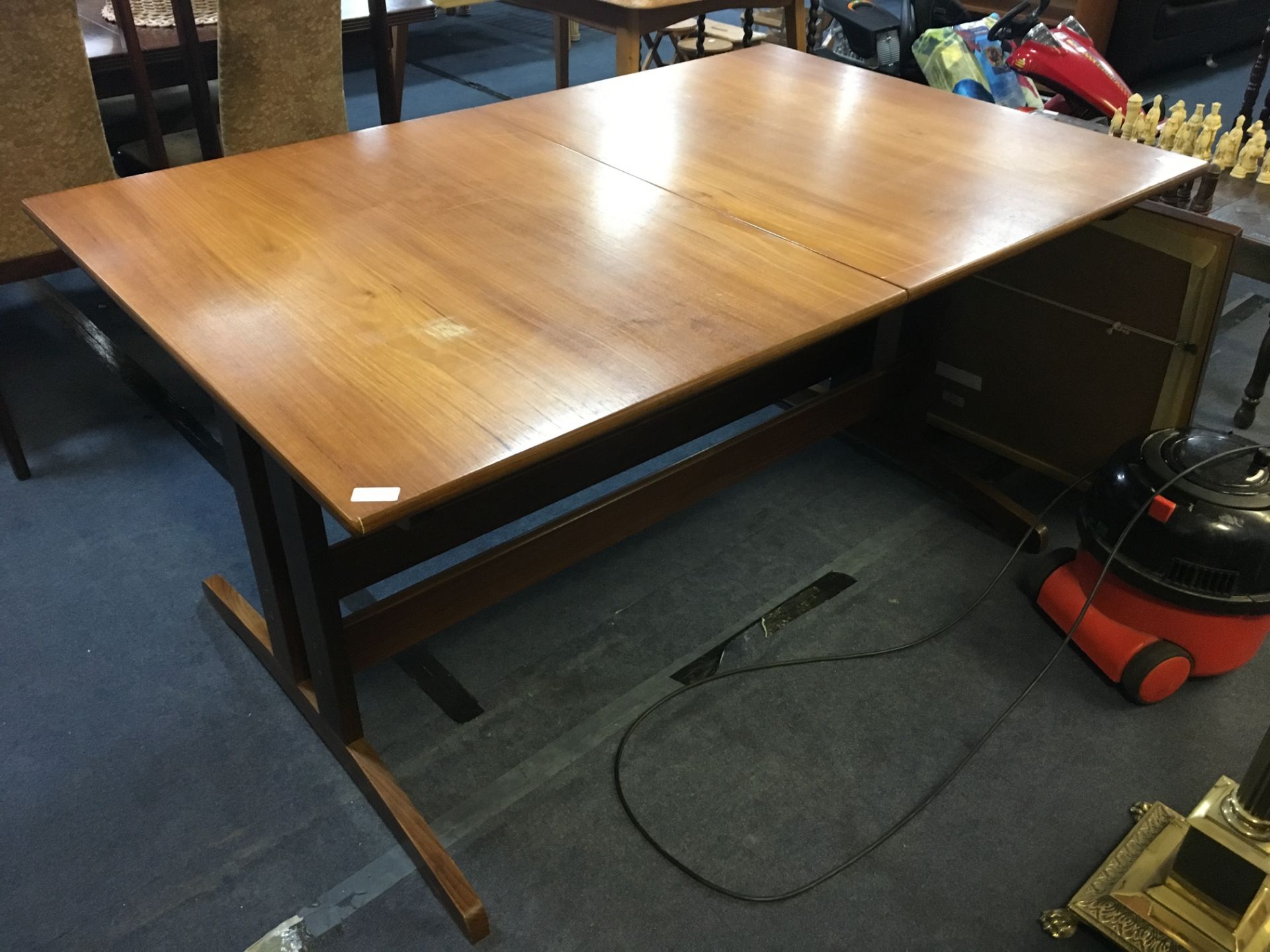 Teak Extending Dining Table