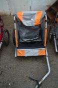 Child Carrying Bike Trailer (Orange & Grey)