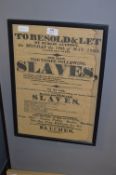 Framed Print - Slaves to be Sold