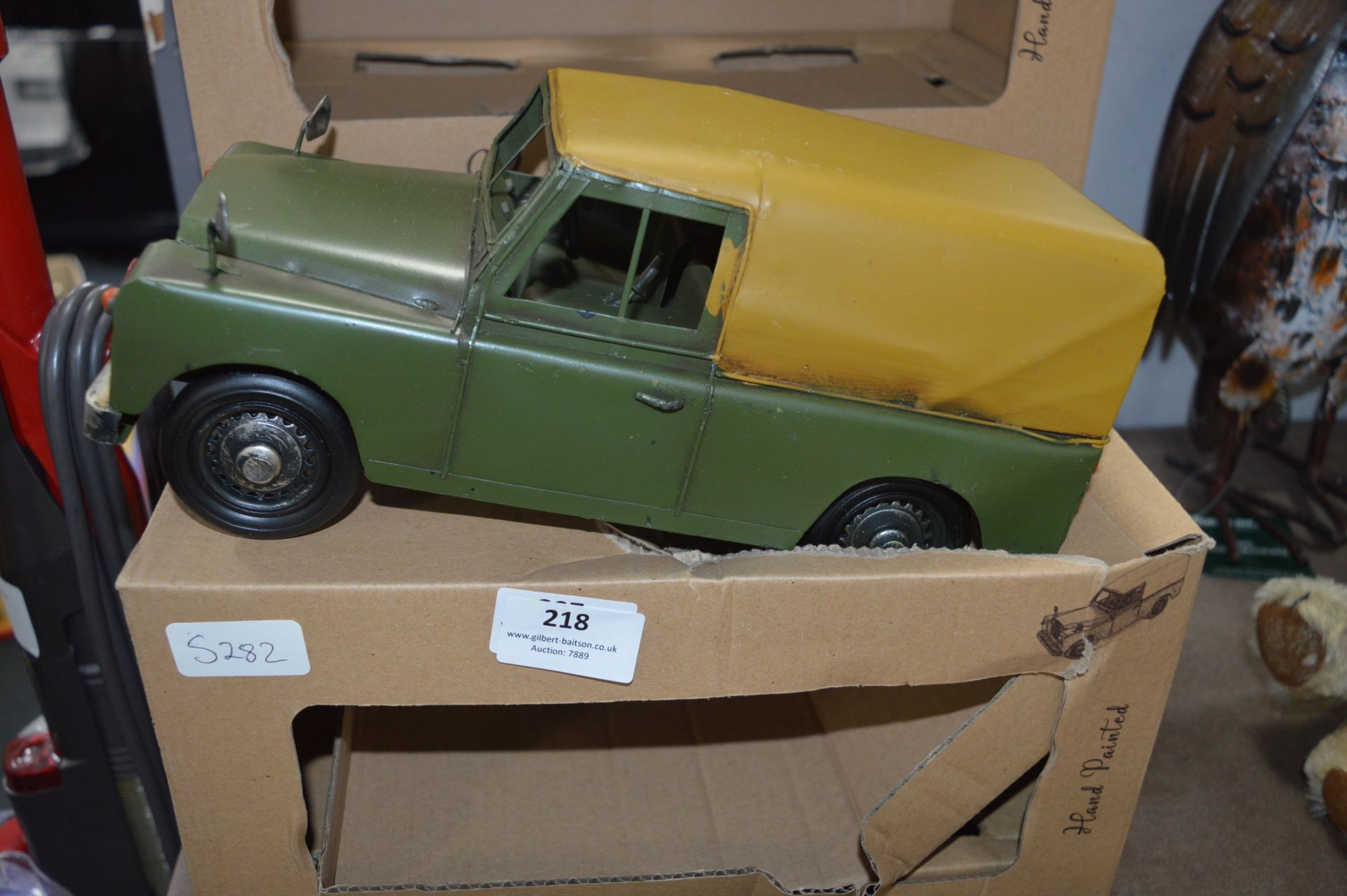 *Painted Metal Model Land Rover