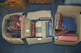Three Boxes of Vintage Books; Household Management