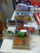 Six Thomas the Tank Engine Model Trains and a Mode