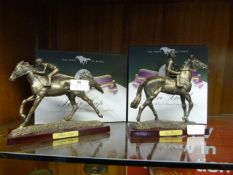 Bronze Effect Sport of Kings Race Horse Ornaments