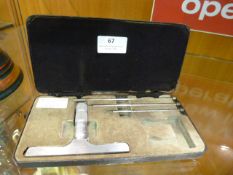 Depth Micrometer Moore & Wright 1-3" Engineers Measure