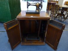 Victorian Jones Sewing Machine Cabinet