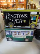 Two Ringtons Tea Tins