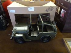 Painted Tin Plate Model Jeep