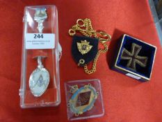 Masonic Spoon, Medallions and Badge