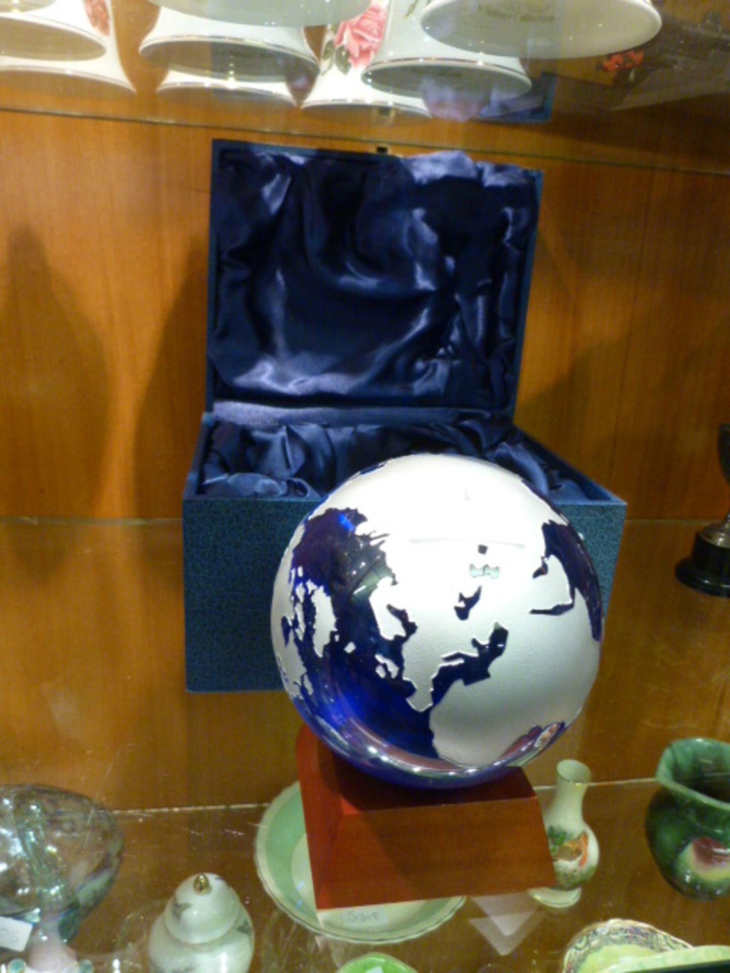 Glass Desk Top Globe