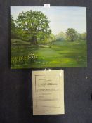 Oil on Canvas - Summer Meadow by Cataryne Kienbich
