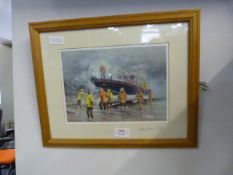 Framed Limited Edition Print - RNLI Lifeboat