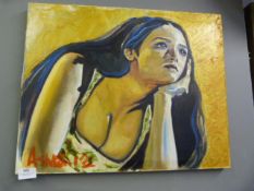Oil on Canvas - Joliette Distracted by Paul Ashton