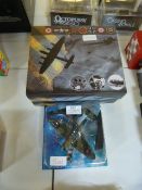 Three Atlas Editions Scale Model WWII Aircraft