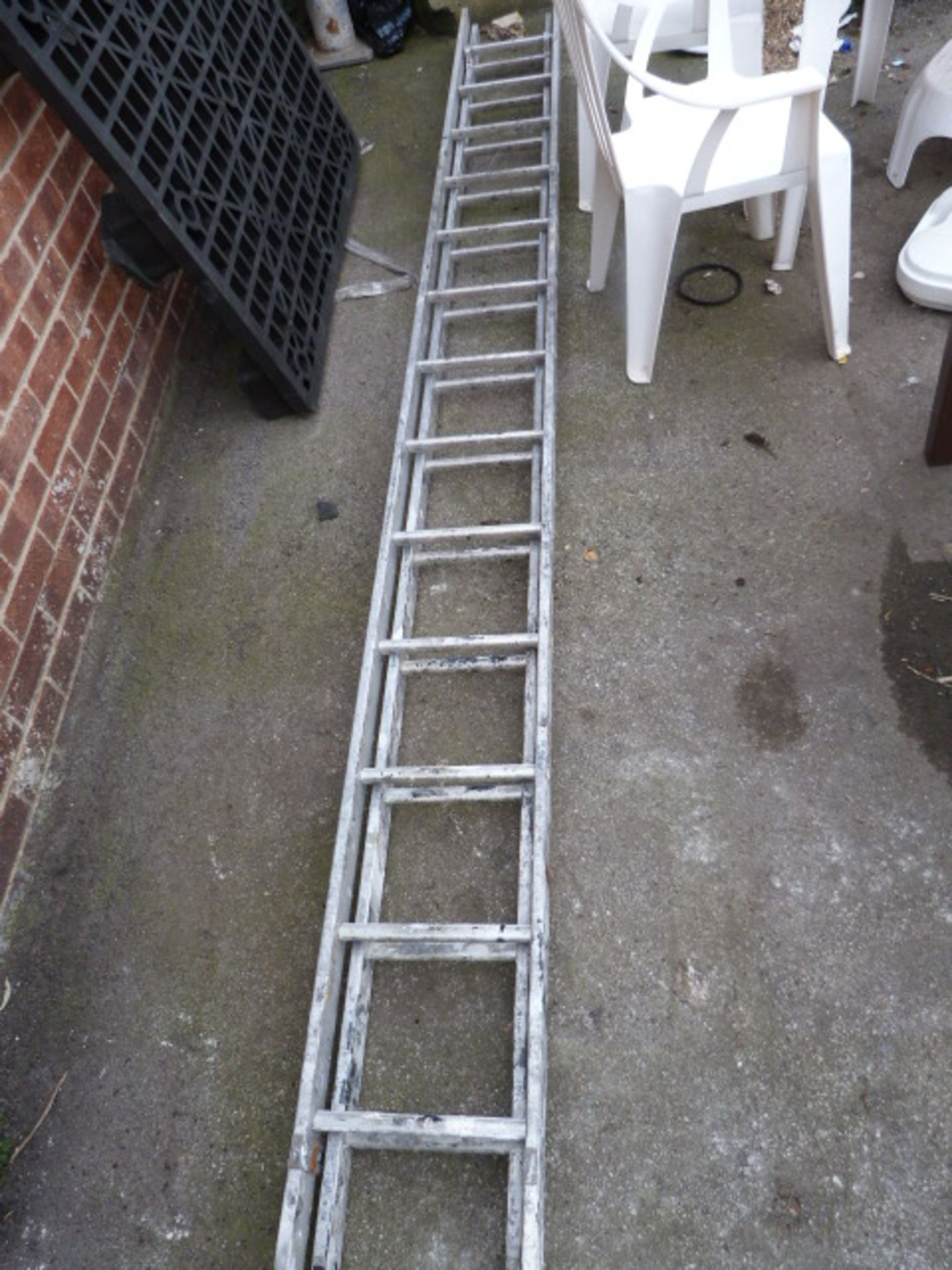 11.6ft Aluminium Extension Ladder