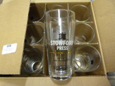 *Box of Twelve Stowford Press Half Pint Glasses